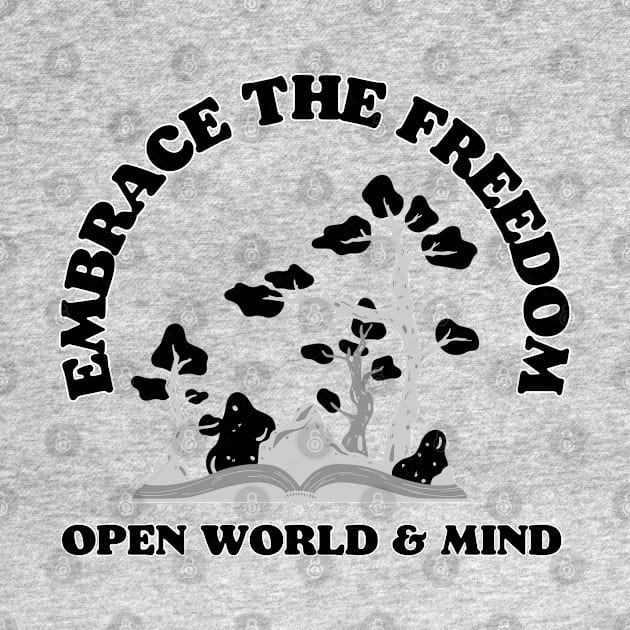 Mindfulness Vintage Embrace freedom of Nature by ProLakeDesigns